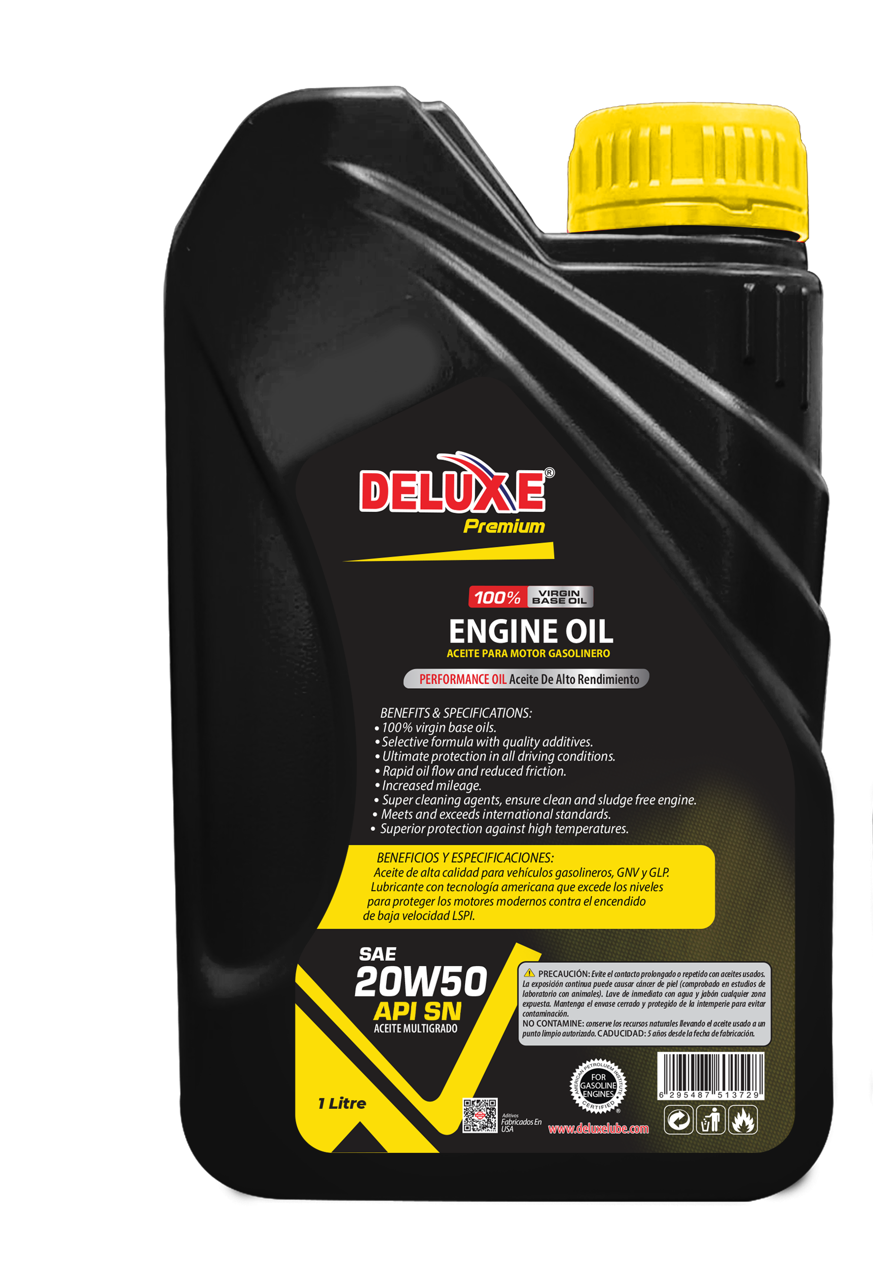 SAE 20W50 API SN 0.946L rear thumbnail